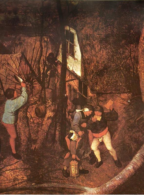Pieter Bruegel detalj fra den dystra dagen,februari oil painting image